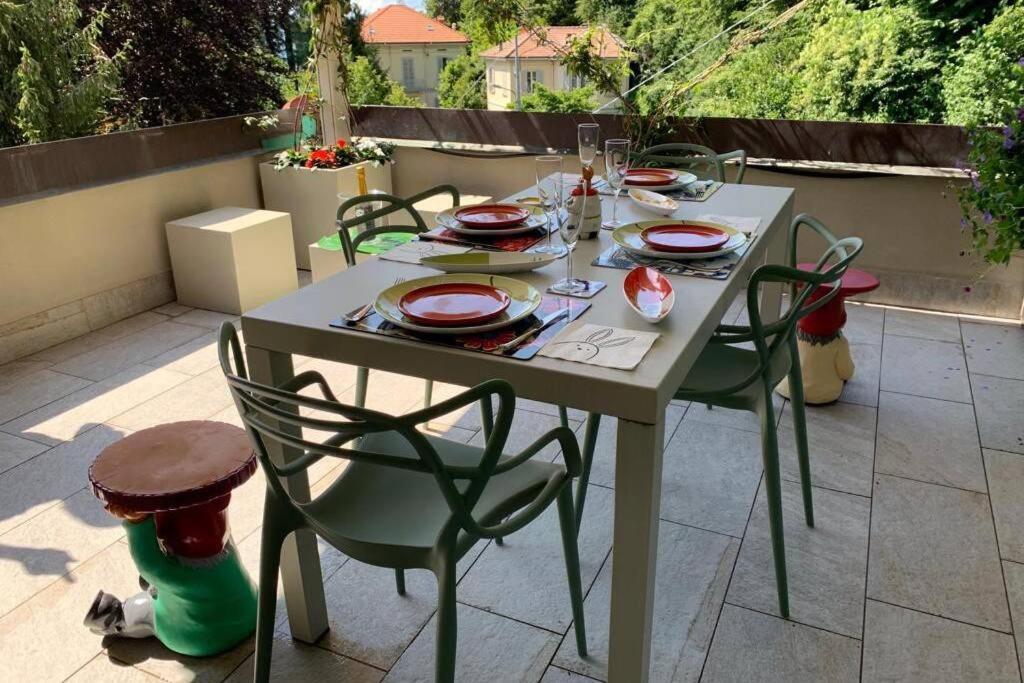 Ferienwohnung The Cherry Garden House Loft Lusso Brunate Exterior foto